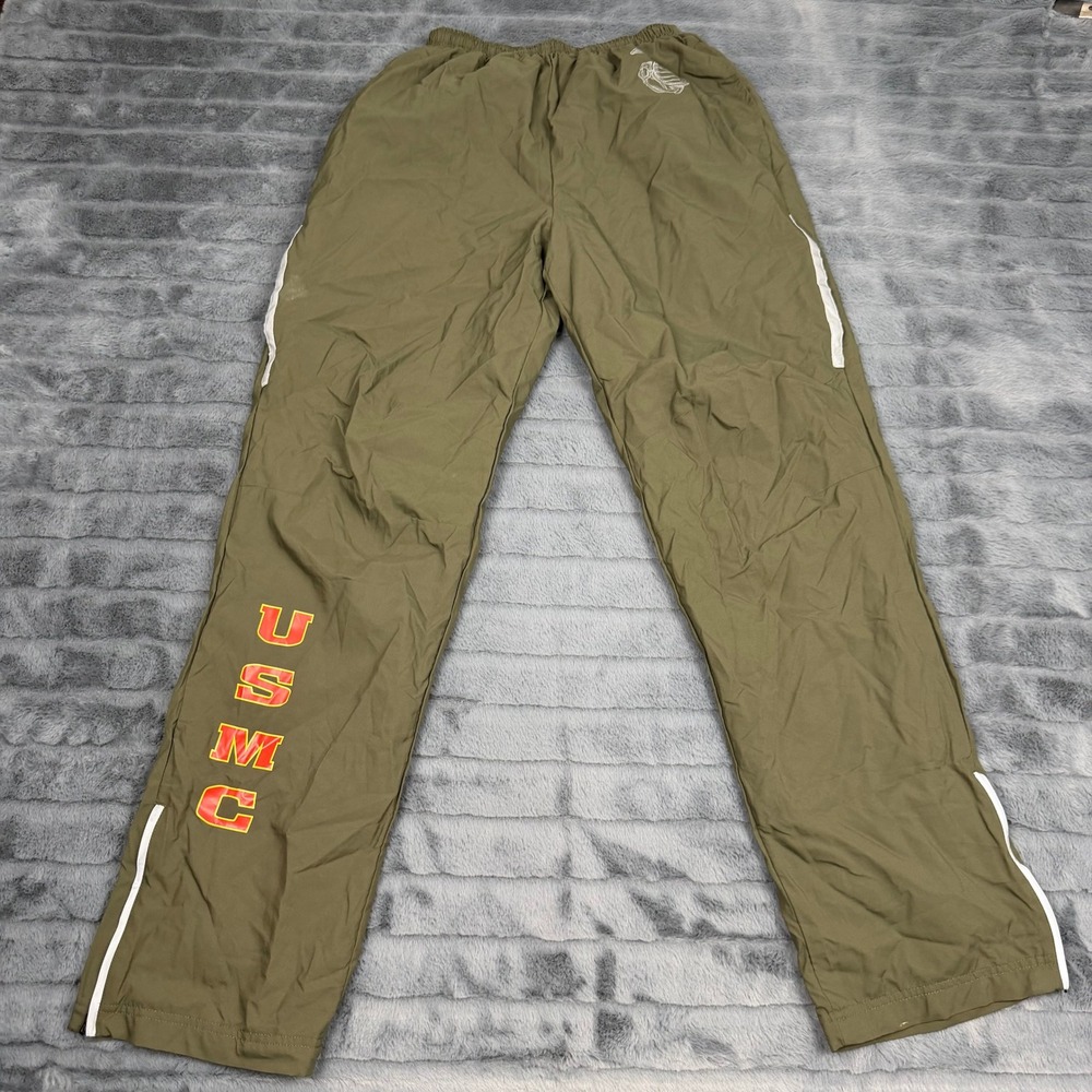 USMC Marine Running Pants XS Short Olive Green Military Wind Pants NSN 1677